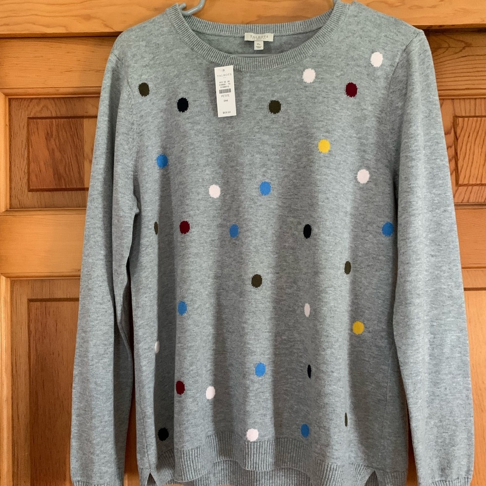Talbots Polka Dot Sweater